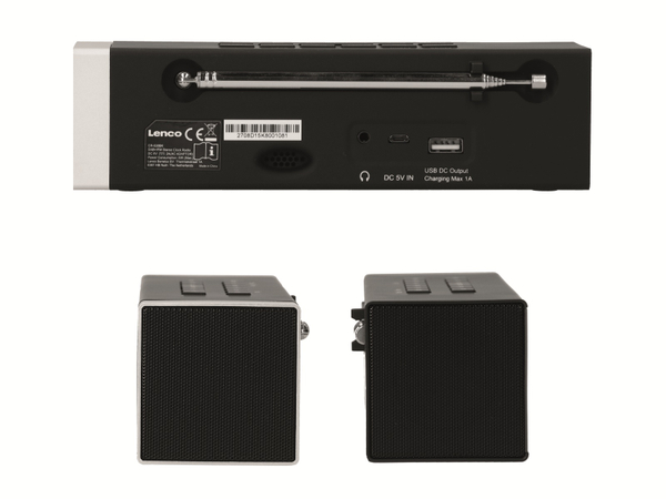 LENCO DAB+/FM Radio CR-630BK, schwarz - Produktbild 6