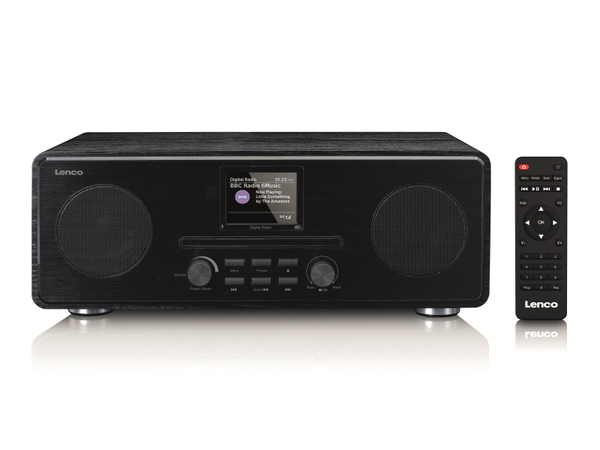LENCO DAB+/FM Radio DAR-061, CD-Player, Bluetooth, schwarz - Produktbild 5