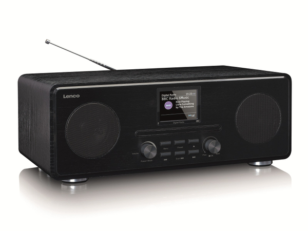 LENCO DAB+/FM Radio DAR-061, CD-Player, Bluetooth, schwarz - Produktbild 6