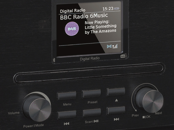 LENCO DAB+/FM Radio DAR-061, CD-Player, Bluetooth, schwarz - Produktbild 7