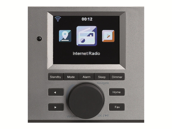 Lenco Internetradio DIR-150, Bluetooth, schwarz/silber - Produktbild 3