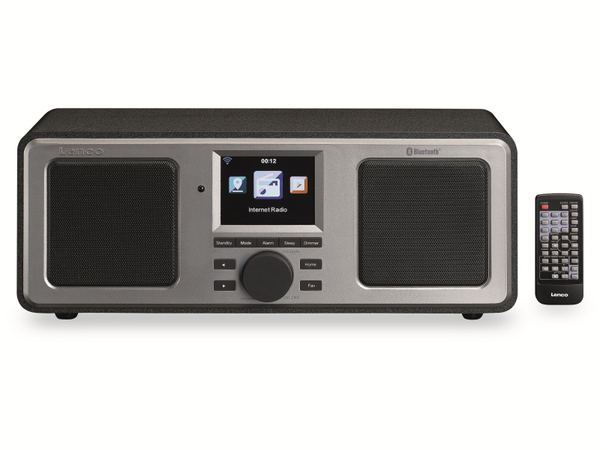 Lenco Internetradio DIR-150, Bluetooth, schwarz/silber - Produktbild 7