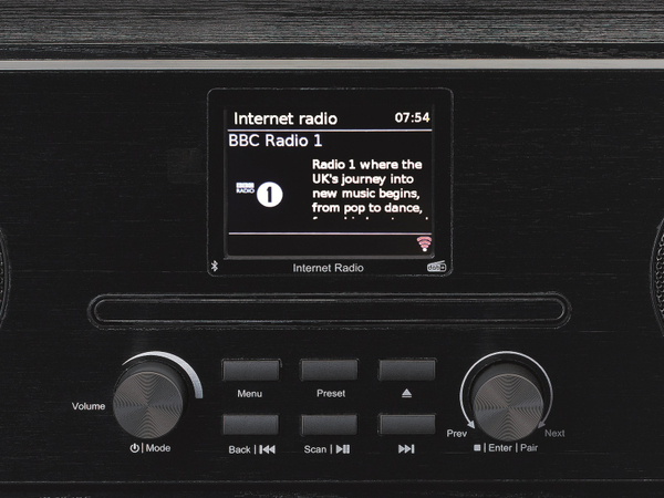 LENCO Internetradio DIR-260BK, DAB+/FM, CD-Player, Bluetooth, schwarz - Produktbild 10