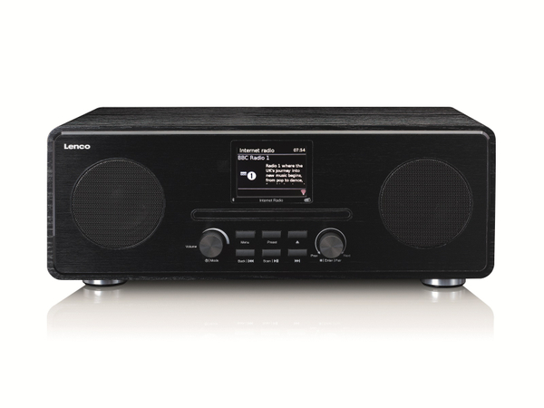 LENCO Internetradio DIR-260BK, DAB+/FM, CD-Player, Bluetooth, schwarz - Produktbild 12