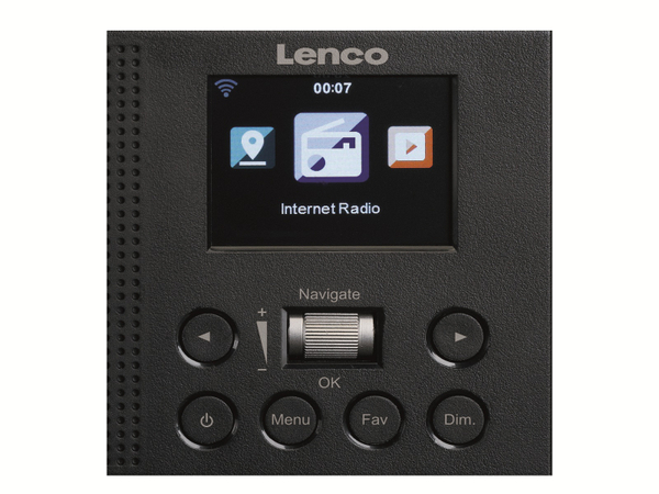 Lenco Internetradio DIR-60BK, DAB+/FM, WLAN, schwarz - Produktbild 3