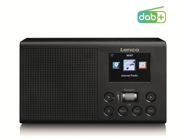 Lenco Internetradio DIR-60BK, DAB+/FM, WLAN, schwarz - Produktbild 4