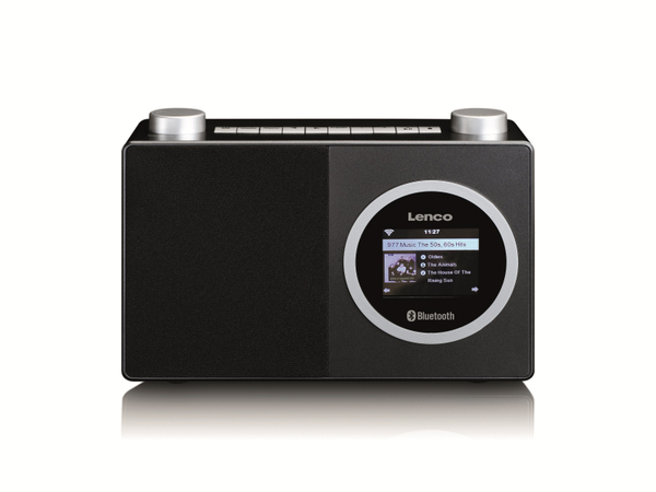 LENCO Internetradio DIR-70BK, DAB+/FM, WLAN, Bluetooth, schwarz