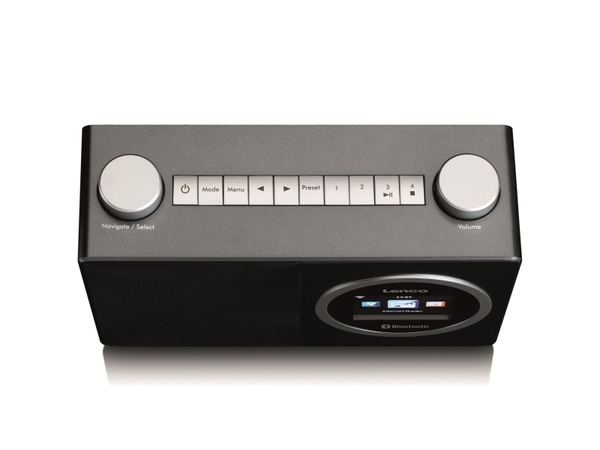 LENCO Internetradio DIR-70BK, DAB+/FM, WLAN, Bluetooth, schwarz - Produktbild 3