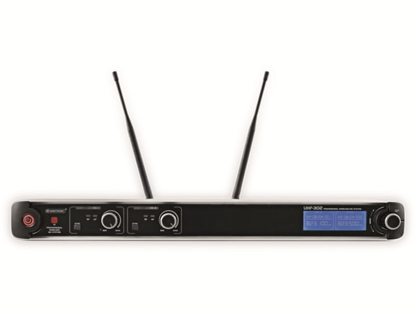 OMNITRONIC Mikrofonanlage UHF-302, 2-Kanal - Produktbild 2