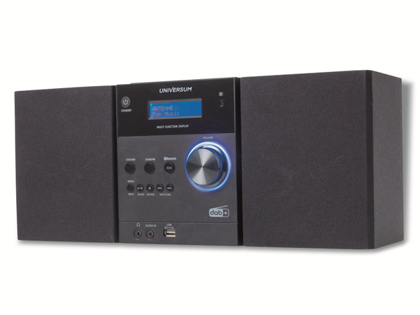 UNIVERSUM Stereoanlage MS 300-21, CD, DAB+ Radio, Bluetooth, USB, schwarz - Produktbild 4