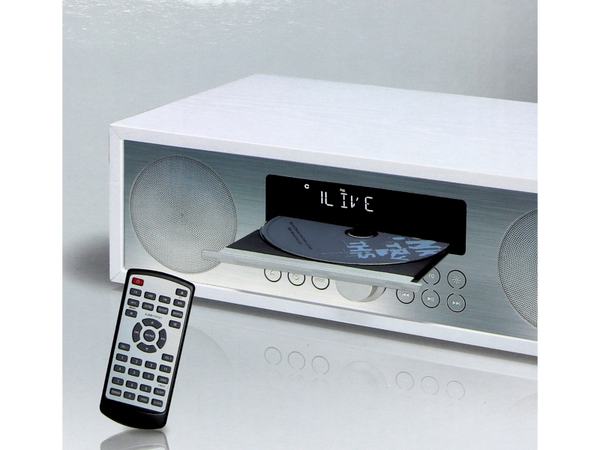 UKW-Radio, MCD 254, weiß, mit CD Spieler - Produktbild 4