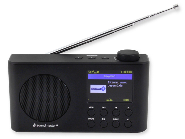 SOUNDMASTER Internetradio IR6500SW, DAB+, Bluetooth, schwarz - Produktbild 2