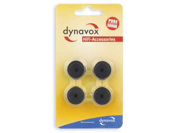 DYNAVOX Gerätefüße-Set mini, 4 Stück, Aluminium, schwarz - Produktbild 4