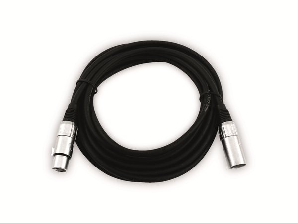 OMNITRONIC XLR-Kabel 3-polig, 5 m, schwarz - Produktbild 2