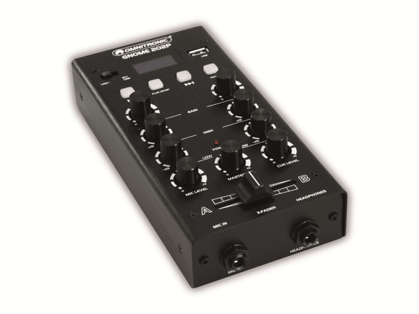 OMNITRONIC 2-Kanal-DJ-Mini-Mixer GNOME-202P, Bluetooth - Produktbild 2