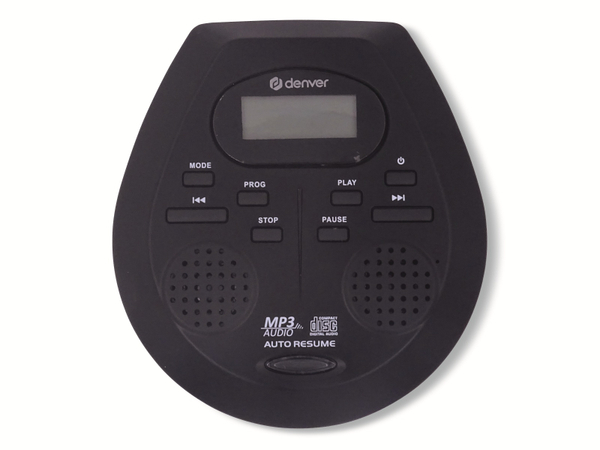 DENVER Portabler CD-Player DMP-395B, mit integr. Lautsprecher, schwarz