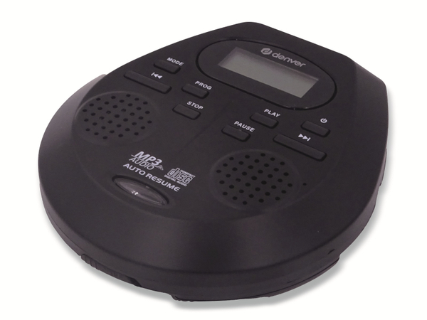 DENVER Portabler CD-Player DMP-395B, mit integr. Lautsprecher, schwarz - Produktbild 2