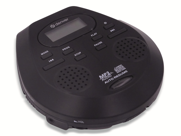 DENVER Portabler CD-Player DMP-395B, mit integr. Lautsprecher, schwarz - Produktbild 3
