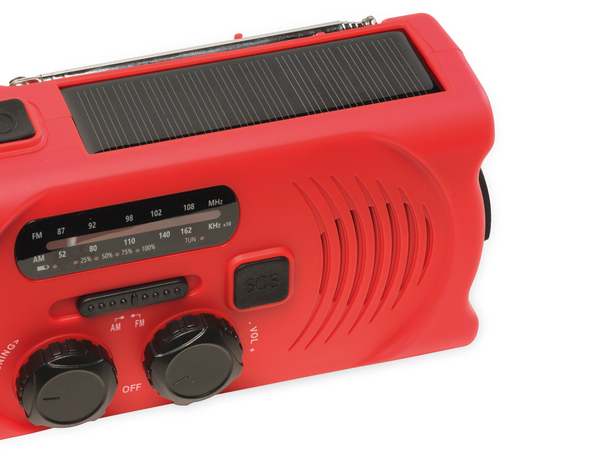 DENVER UKW-Radio SCR-2000, Kurbel, Solar, Lampe - Produktbild 8