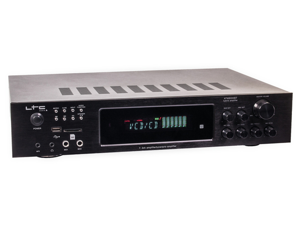 LTC Stereo-Verstärker 5.2 ATM8000BT, 4x75 W + 3x20 W, Bluetooth, Karaoke - Produktbild 2