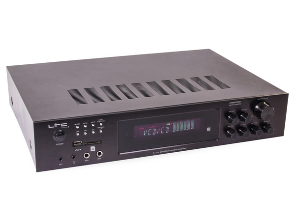 LTC Stereo-Verstärker 5.2 ATM8000BT, 4x75 W + 3x20 W, Bluetooth, Karaoke - Produktbild 3