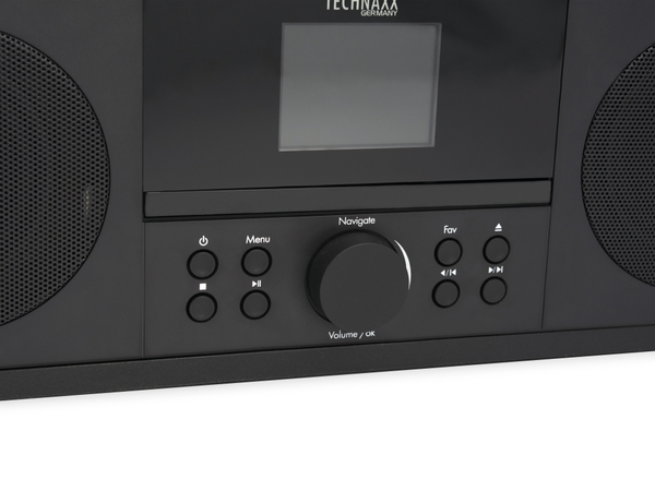 TECHNAXX DAB+/Internetradio TX-187, CD, Bluetooth, schwarz - Produktbild 4