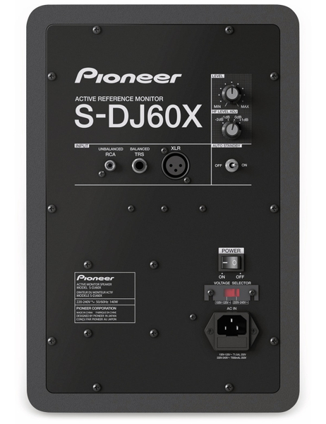Pioneer DJ Aktiv-Lautsprecher S-DJ60X, schwarz, 6“, 1 Stück - Produktbild 3