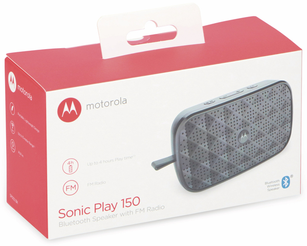 Motorola Bluetooth Lautsprecher Sonic Play 150, schwarz - Produktbild 2
