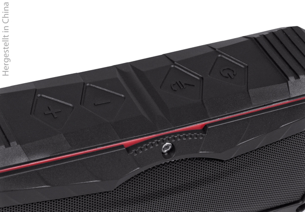 swisstone Bluetooth Lautsprecher BX 310, schwarz/rot, Powerbank, 2x5 W - Produktbild 3