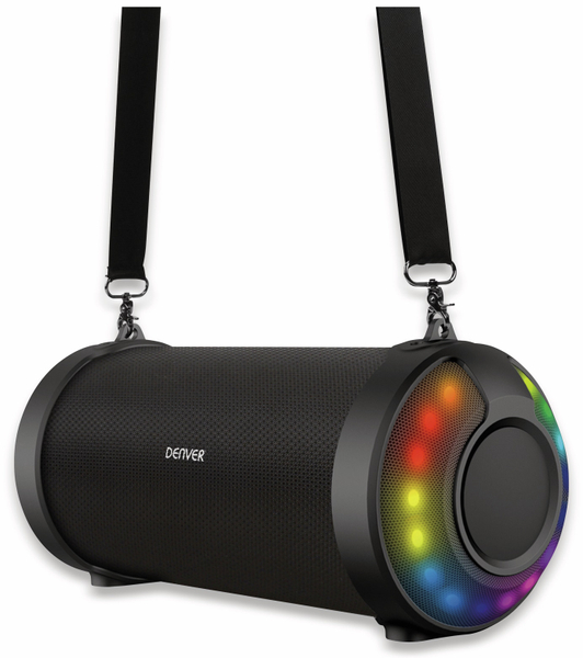 Denver Bluetooth-Lautsprecher BTG-212, mit Tragegurt, schwarz - Produktbild 2