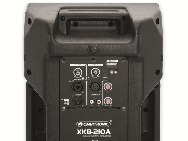 OMNITRONIC Aktiv-Lautsprecher XKB-210A, 2-Wege, Bluetooth, schwarz - Produktbild 3