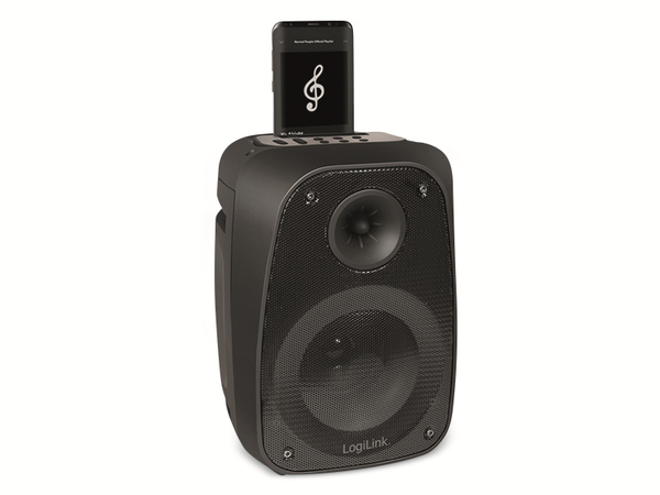 LOGILINK Bluetooth Lautsprecher SP0058, 10 W, mit Partylicht, TWS, schwarz - Produktbild 3