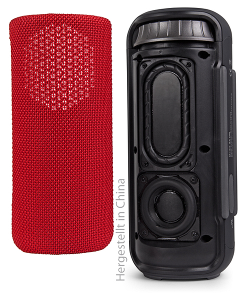 SWISSTONE Bluetooth-Lautsprecher BX 500, rot - Produktbild 2
