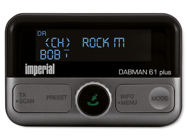 IMPERIAL Auto-Radioadapter Dabman 61 plus, für Empfang DAB+