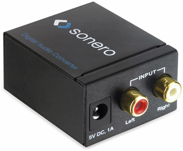 SONERO Audio-Konverter X-AC000, Cinch zu Koax und Toslink - Produktbild 4