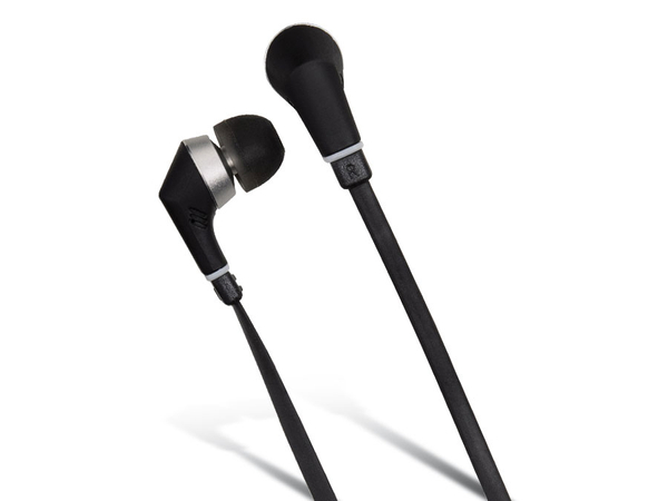 Hama In-Ear Headset mit Flachkabel JOY 93088, schwarz