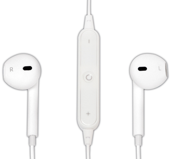 In-Ear Headset Bluetooth stereo LogiLink, BT0043W, weiß