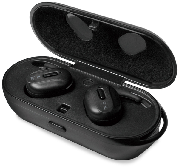 LogiLink True Wireless In-Ear-Headset BT0044, schwarz - Produktbild 2
