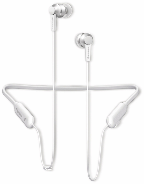 Pioneer In-Ear Ohrhörer SE-C7BT, weiß, Mikrofon, Bluetooth
