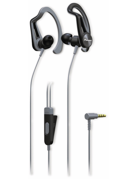 Pioneer In-Ear Sport-Ohrhörer SE-E5T-H, grau, Mikrofon