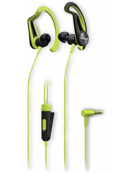 Pioneer In-Ear Sport-Ohrhörer SE-E5T-Y, mint-grün, Mikrofon
