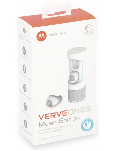 Motorola In-Ear Ohrhörer Verve Ones, weiß - Produktbild 2