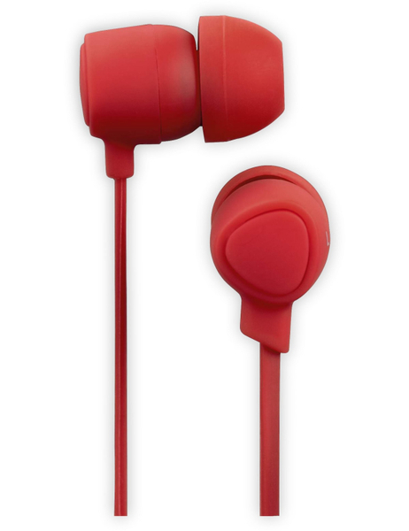 Hama In-Ear-Ohrhörer 135685, rot - Produktbild 2