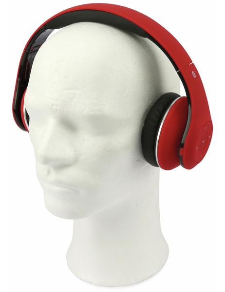 Bluetooth Headset, BKH, rot, B-Ware - Produktbild 2