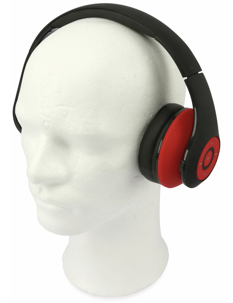 Bluetooth Headset, BKH, schwarz/rot, B-Ware - Produktbild 2