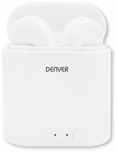 DENVER In-Ear Ohrhörer TWQ-40, weiß, mit QI-Ladefunktion - Produktbild 2