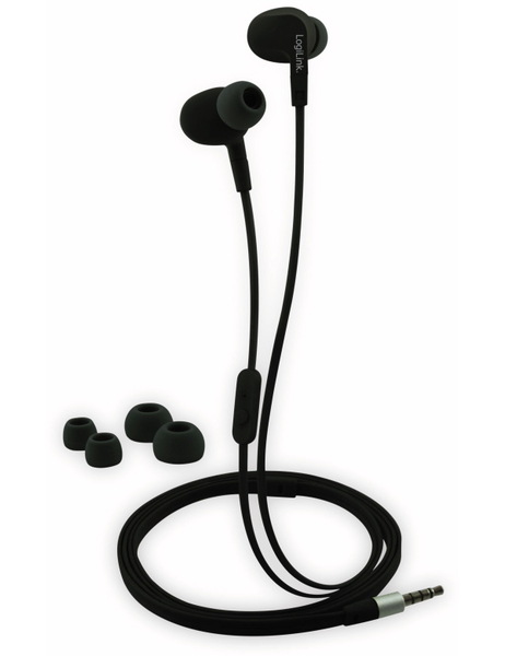 LogiLink In-Ear Ohrhörer HS0042, schwarz, wassergeschützt (IPX6) - Produktbild 2