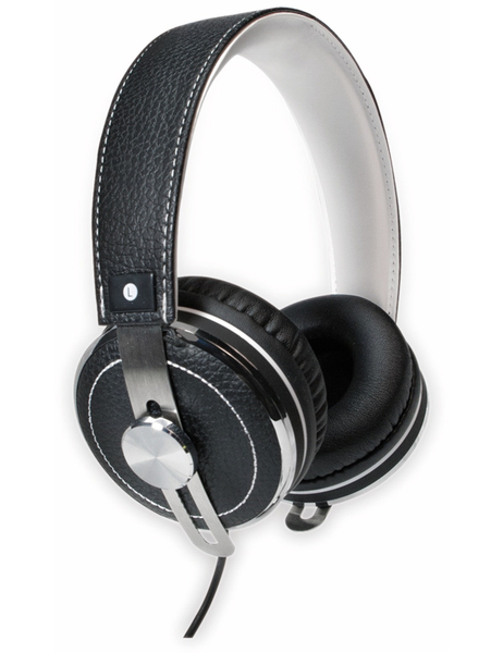 TYPHOON Over-Ear Kopfhörer RockStar TM033, schwarz/weiß - Produktbild 2