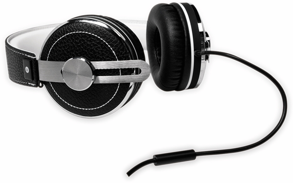 TYPHOON Over-Ear Kopfhörer RockStar TM033, schwarz/weiß - Produktbild 3