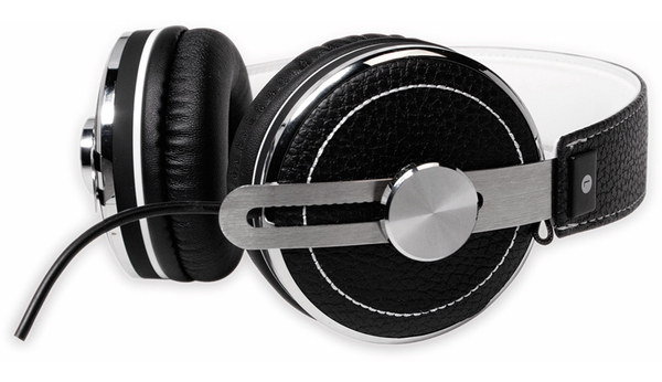 TYPHOON Over-Ear Kopfhörer RockStar TM033, schwarz/weiß - Produktbild 4